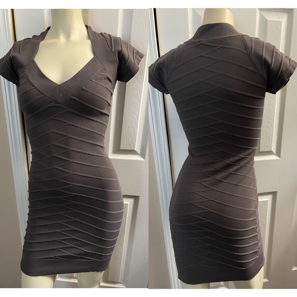 French Connection Dresses & Skirts - French connection gray bodycon dress 6 small